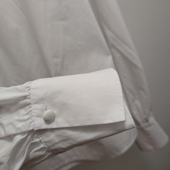 CHIC WHITE BUTTON SHIRT - Picture 2 of 4